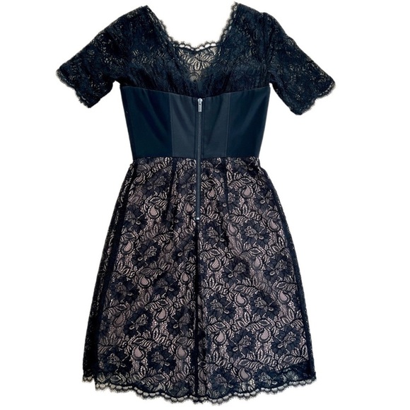 NWOT BCBG Max Azria Black Lace Corset Formal Occasion Dress - Size 0 - Picture 2 of 7
